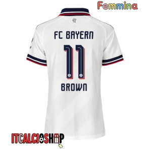 Bayern Munich Nathaniel Brown #11 Seconda Maglia Femmina 2026-27 Manica Corta